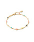 KENDRA SCOTT Haven Heart Gold Chain Bracelet in Multi Mix