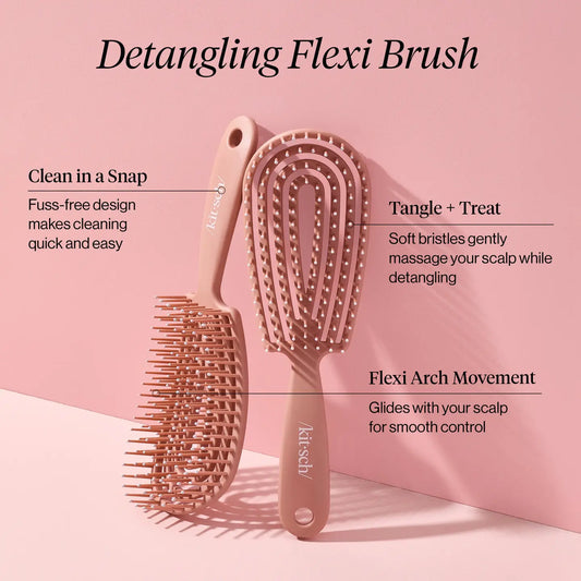 KITSCH Detangling Flexi Brush - Terracotta