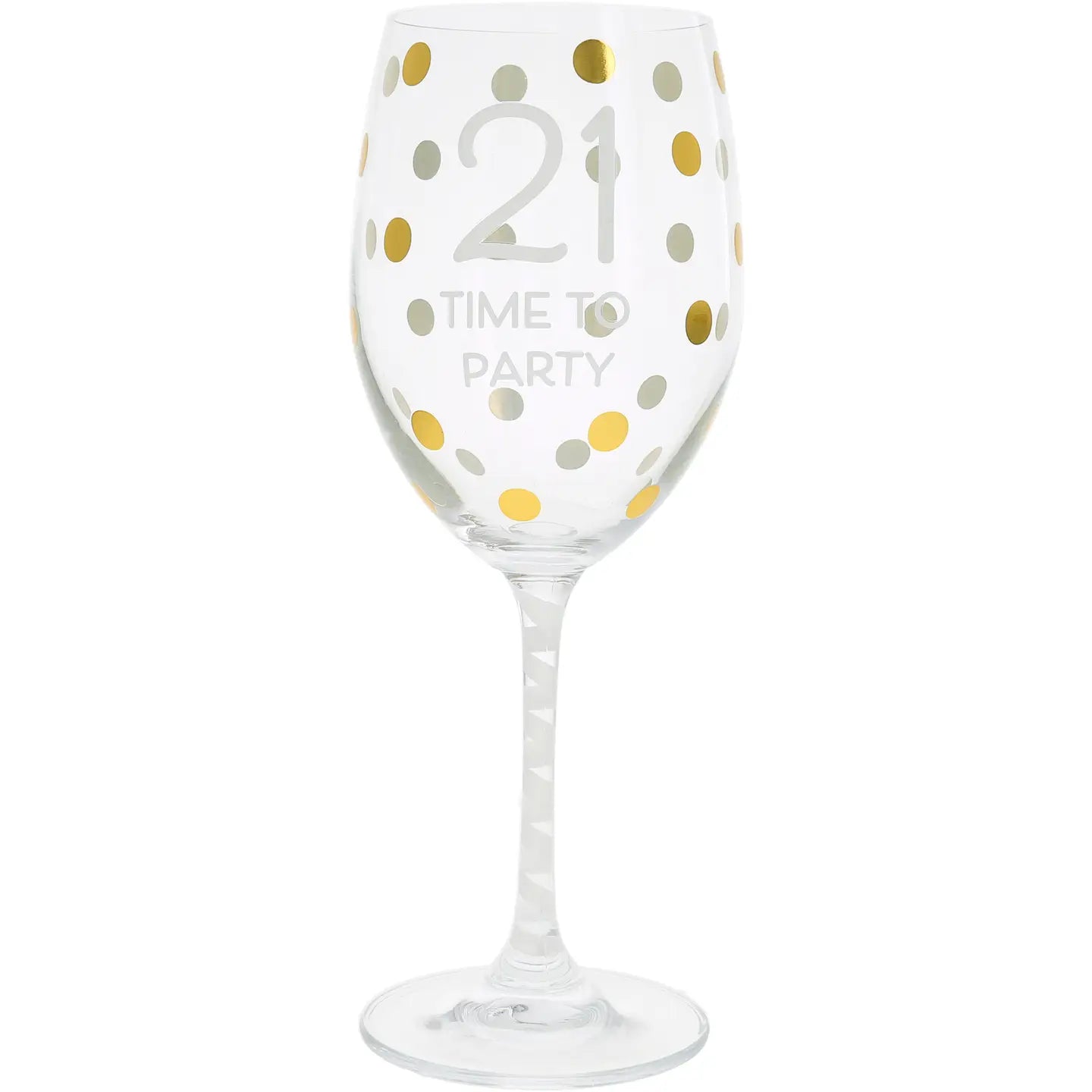 21 - Gift Boxed 16 oz Crystal Wine Glass