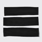KITSCH Recycled Fabric Active Headbands 3pc Set- Black