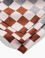 Geometry Autumn Checkers Dishcloth Set