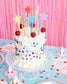 Whimsy Novelty Birthday Candles | 14 Pc Glitter Star Set