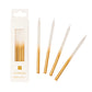 White & Gold Candles - 16 Pack | Birthday Party