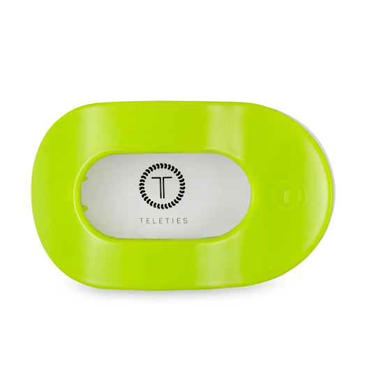 TELETIES Flat Round Hair Clip | Large | Summer Brights