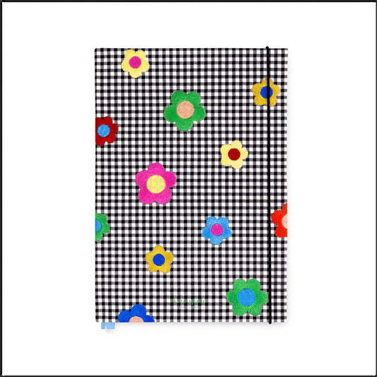 Kate Spade Take Note Xl Notebook, Gingham Garden