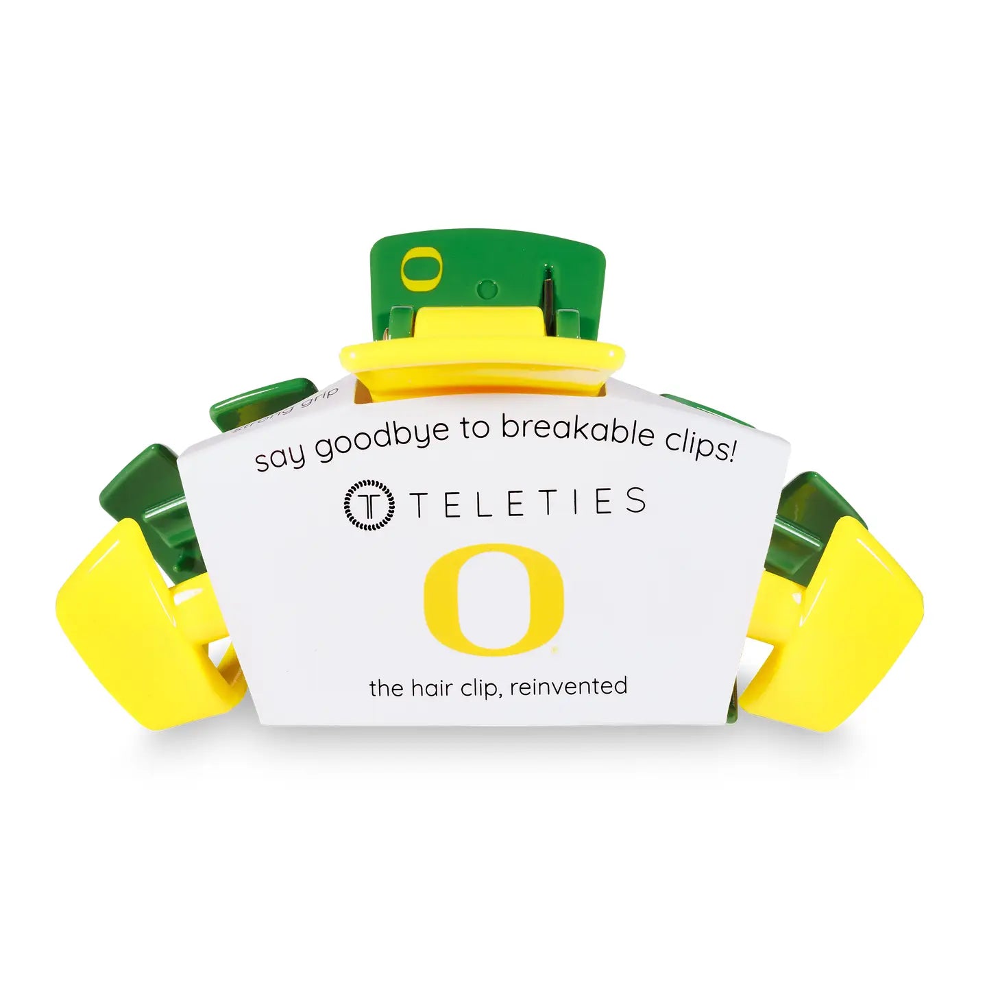 TELETIES University of Oregon Large Hair Clip