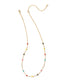 KENDRA SCOTT Haven Heart Gold Strand Necklace in Multi Mix