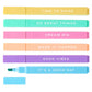 Do Great Things Highlighter Set - Stationery Set