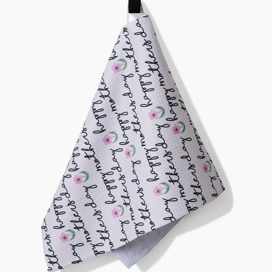 Geometry  Happy Mothers Day Bar Towel