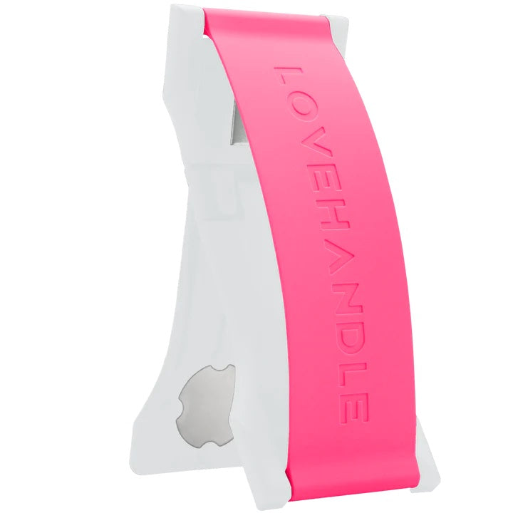LoveHandle PRO Silicone - Hot Pink Silicone on White Base