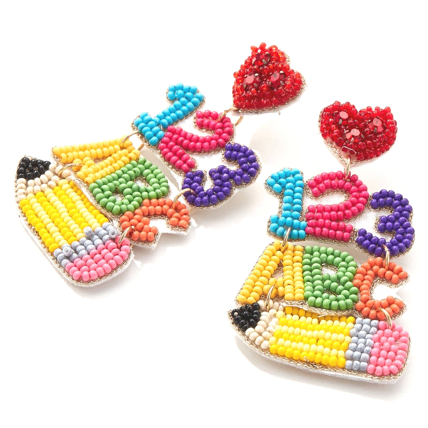 Teacher Beaded Earrings