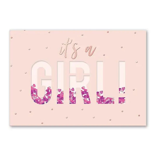 Greeting Card -It's Floral Girl