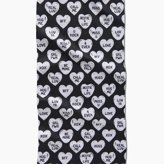 Geometry Bff Candy Hearts Bar Towel