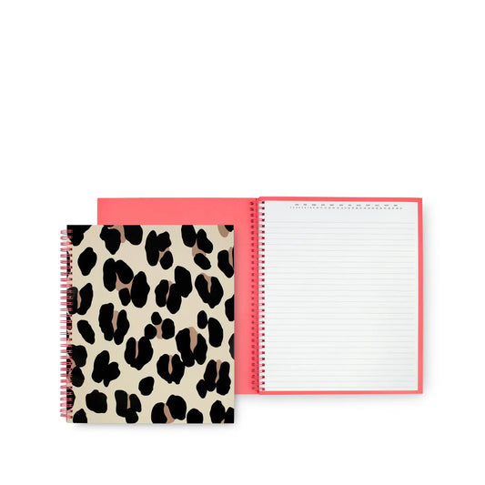 Kate Spade Large Spiral Notebook, Forest Feline