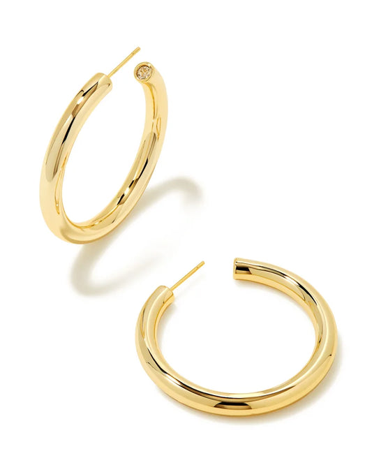 KENDRA SCOTT Colette Large Hoop Earrings in Gold