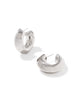 Embry Silver Hoop Earrings