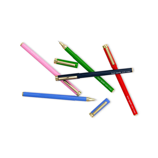 Kate Spade New York Fine Tip Pen Set, Colorblock 2
