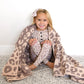 Gigi and Max Amari Leopard Plush Blanket