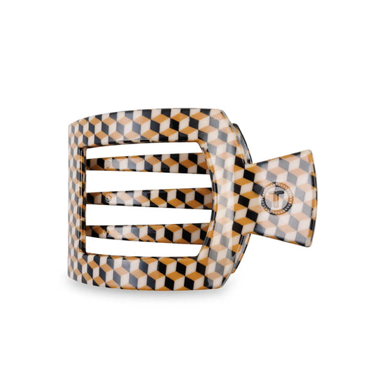 TELETIES Square Flat Hair Clip | Large | Gone Glamping