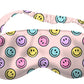 Karma Smiley Face Satin Sleep Mask Eye Cover For Bed