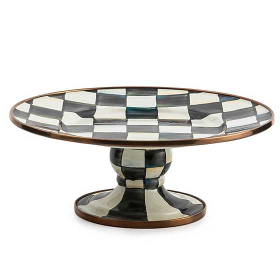 Courtly Check Mini Pedestal Platter