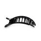 TELETIES Round Flat Hair Clip | Small | Jet Black