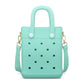 Mint Charm Summer Beach Mini Tote Bag For Girls and Women