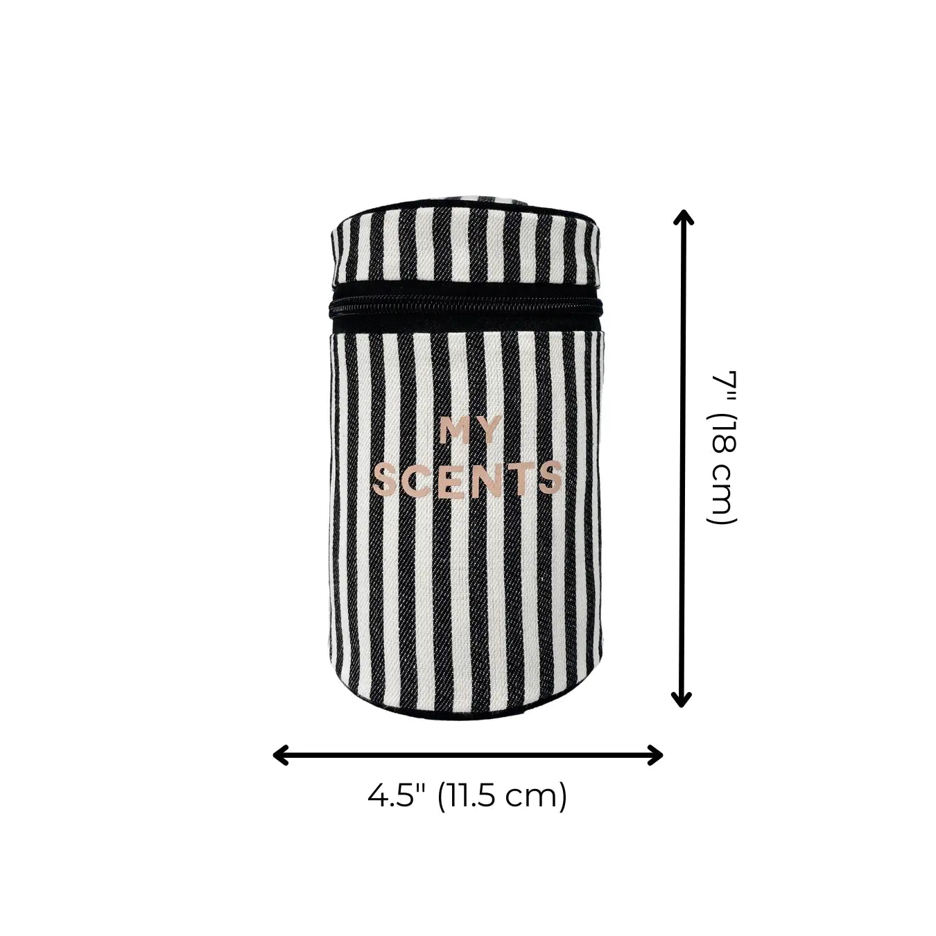 Striped Round My Scents Case