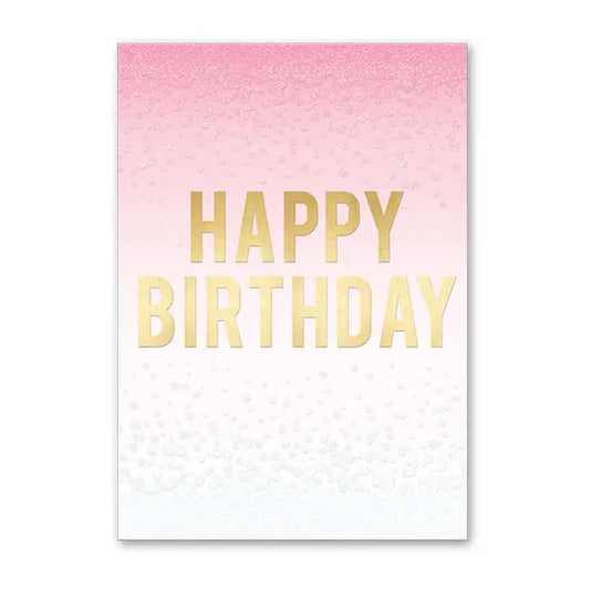 Greeting Card -Ombre Birthday