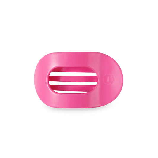 TELETIES Round Flat Hair Clip | Small | Paradise Pink