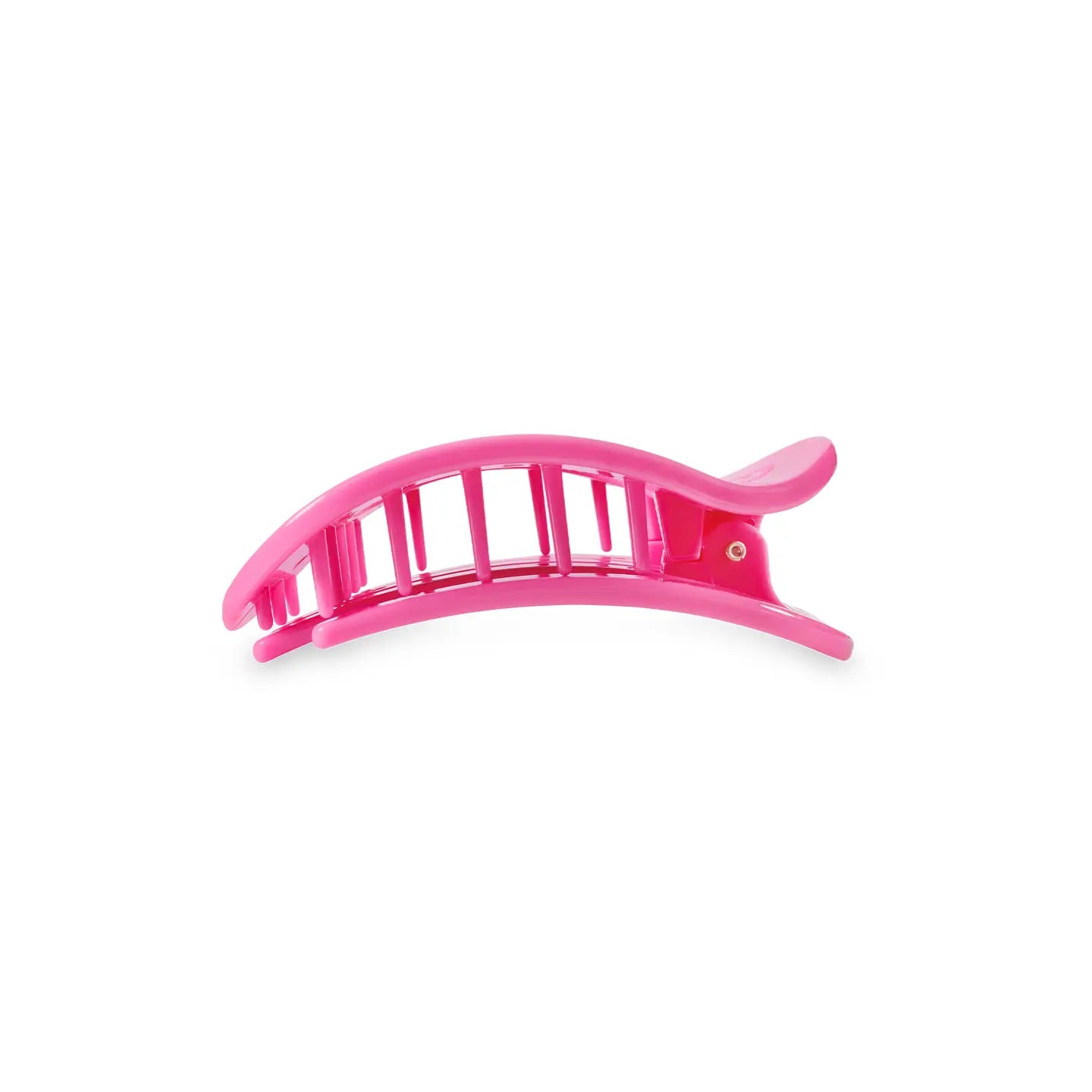 TELETIES Round Flat Hair Clip | Small | Paradise Pink