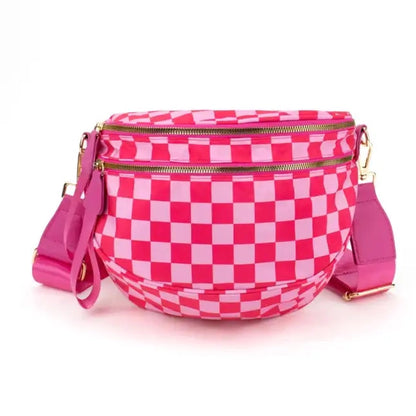 The Avril | Checkered Sling Crossbody Bag