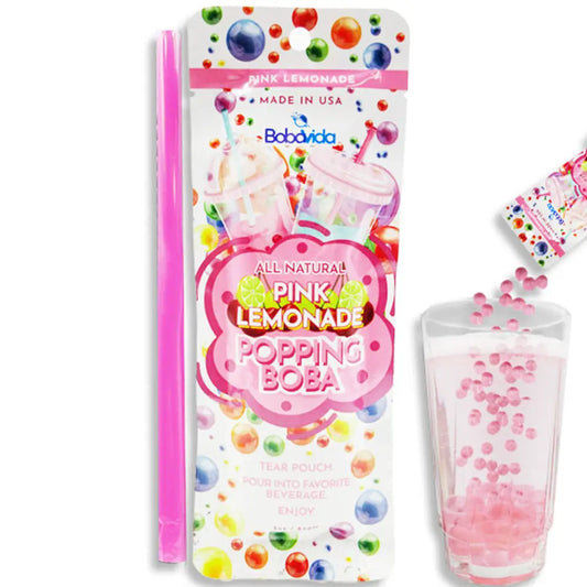 Bobavida Popping Boba Pink Lemonade Single Serve