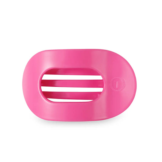 TELETIES Paradise Pink Medium Flat Round Hair Clip