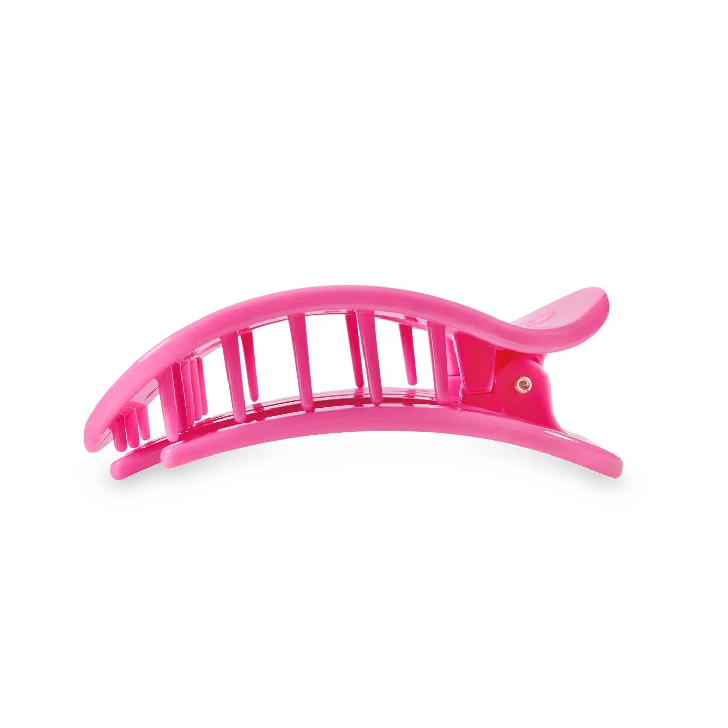 TELETIES Paradise Pink Medium Flat Round Hair Clip