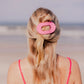 TELETIES Paradise Pink Medium Flat Round Hair Clip