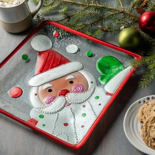 Square Santa Platter