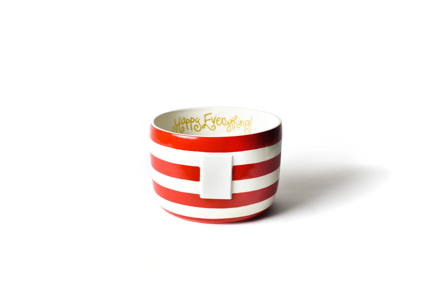 Red Stripe Big Happy Everything Bowl