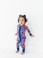 Kiki + Lulu Retro Girl Convertible Footies with Ruffle