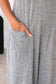 Gray Wide Leg Jumpsuit