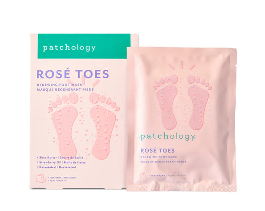 SERVE CHILLED™ ROSÉ TOES Renewing Foot Mask