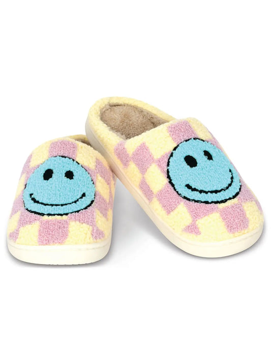 Happy Check Slippers