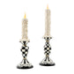 Haunted House Spooky Illuminated Candles, Set of 2
