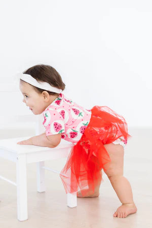 STRAWBERRY FIELDS TUTU BODYSUIT