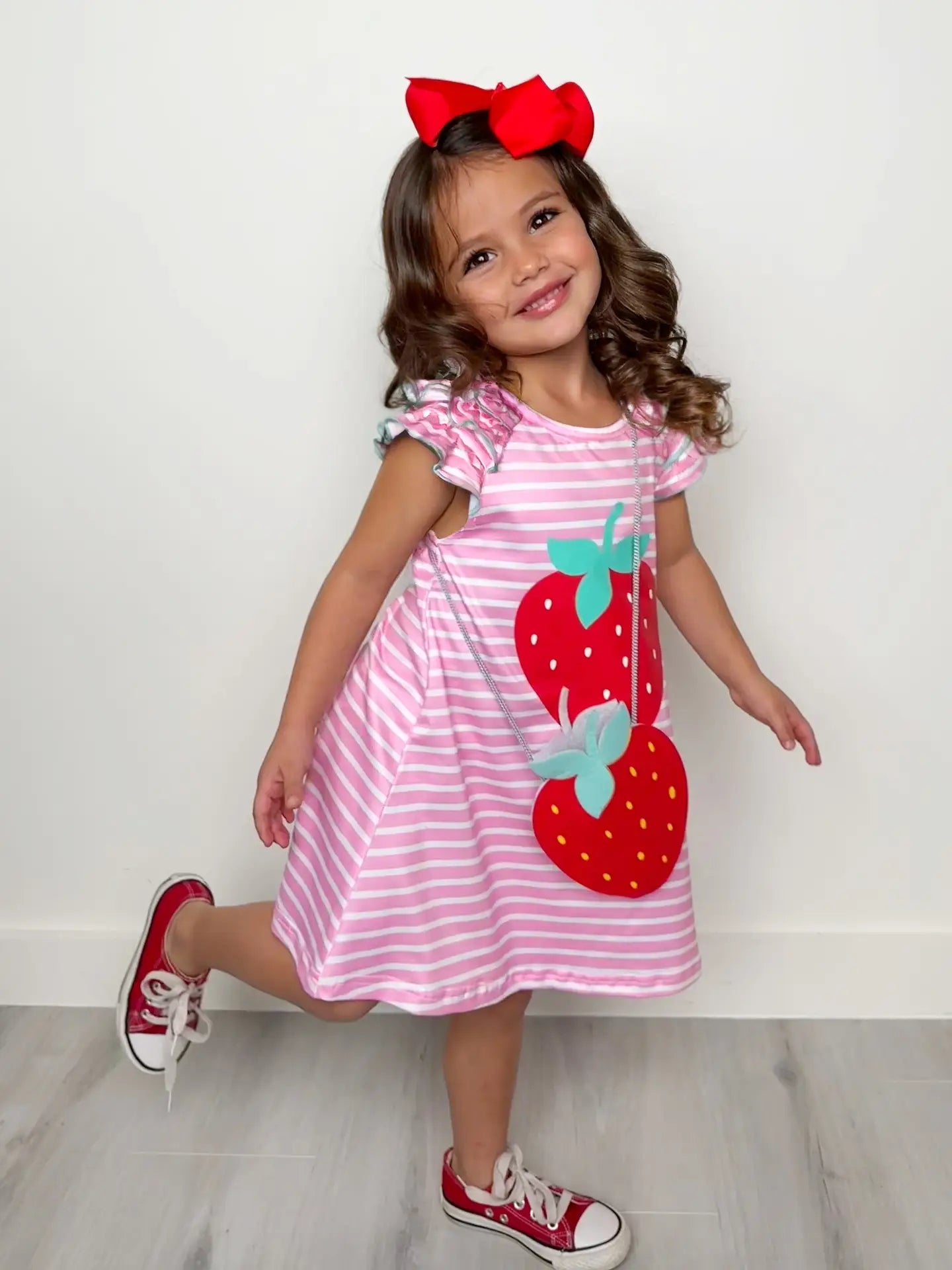 Couture Cutie Strawberry Dress and Purse Set