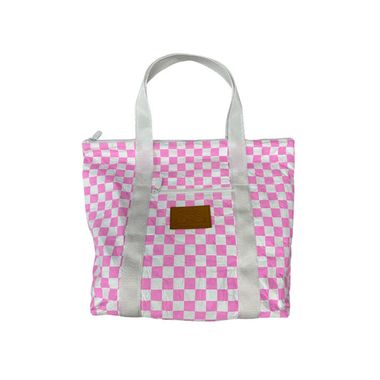 Local Beach Checker Water Resistant Tyvek Shoulder Tote