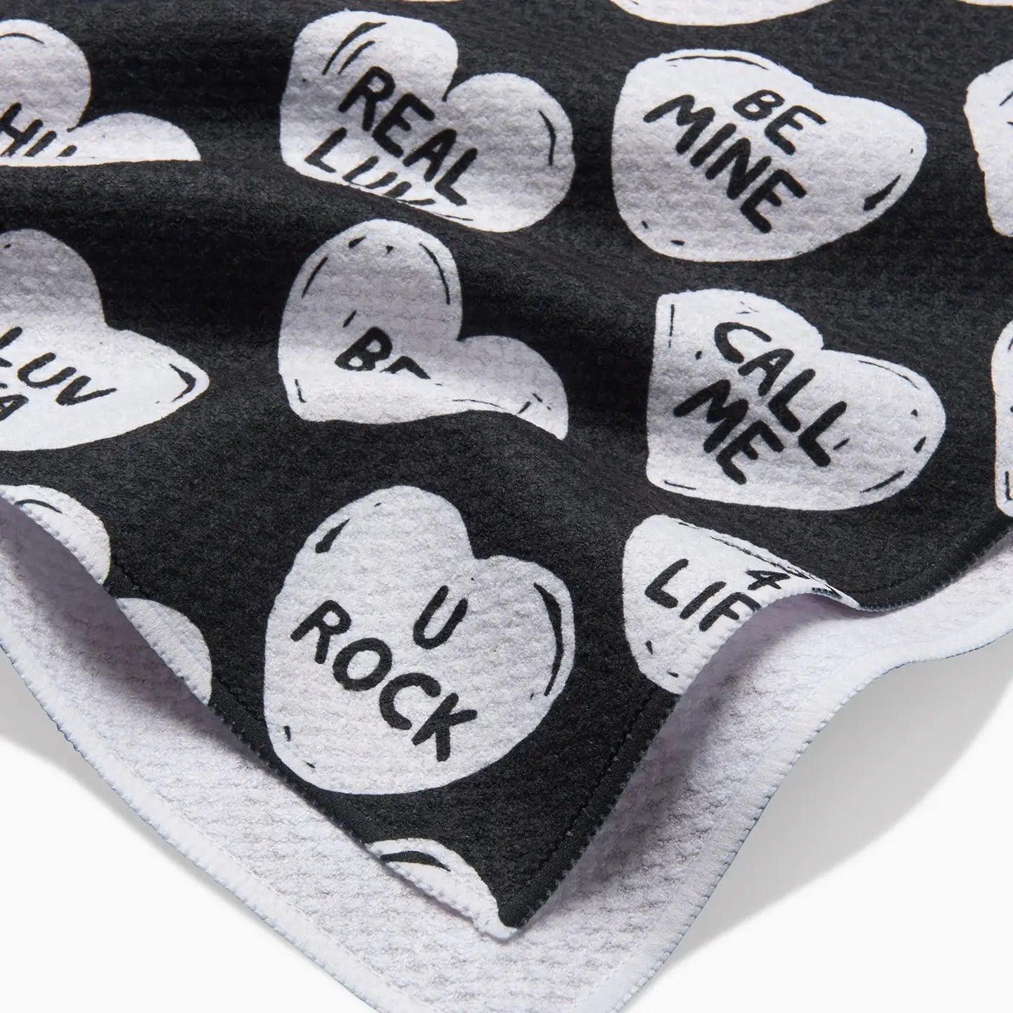Geometry Bff Candy Hearts Tea Towel