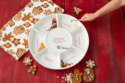 Christmas Cookie Decorating Tray Set