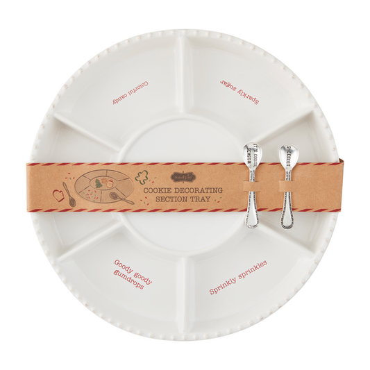 Christmas Cookie Decorating Tray Set