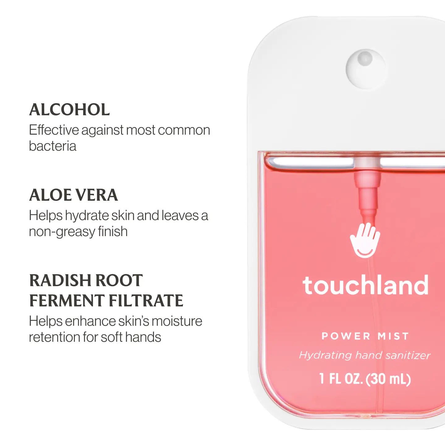 Touchland  Wild Watermelon Power Mist Hydrating Hand Sanitizer